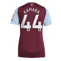 Echipament fotbal Aston Villa Boubacar Kamara #44 Tricou Acasa 2024-25 pentru femei maneca scurta